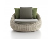 Кресло плетеное с подушками Atmosphera Twiga алюминий, искусственный ротанг, ткань Фото 3