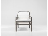 Кресло пластиковое с подушками Nardi Aria Fit полипропилен, акрил тортора, белый Фото 4