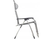 Кресло-шезлонг металлическое складное Fiam Movida алюминий, веревка ПВХ, текстилен Фото 2