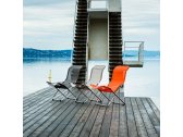 Кресло-шезлонг металлическое складное Fiam Fiesta алюминий, текстилен Фото 5