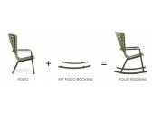 Лаунж-кресло пластиковое Nardi Folio стеклопластик тортора Фото 4