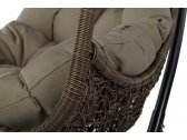 Кресло подвеcное Ecodesign Albatros сталь, искусственный ротанг коричневый Фото 2
