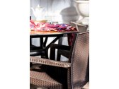 Кресло пластиковое плетеное JOYGARDEN Montana полипропилен темно-коричневый Фото 3
