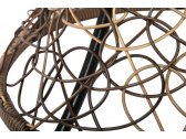 Кресло лаунж плетеное с подушкой Ecodesign Papasan металл, искусственный ротанг светло-коричневый, бежевый Фото 4
