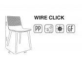 Стул пластиковый Resol Wire Click полипропилен, стекловолокно Фото 2