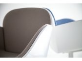 Кресло с обивкой Casprini Coccola сталь, полиуретан, ткань Фото 5