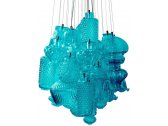 Светильник дизайнерский Karman Ceraunavolta Suspension Lamp стекло, металл голубой Фото 1