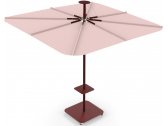 Зонт дизайнерский Umbrosa Infina UX Culture алюминий, ткань Sunbrella черно-красный, розовый Фото 1