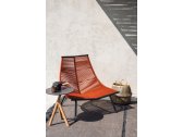 Кресло лаунж плетеное RODA Laze 002 сталь, роуп Фото 5