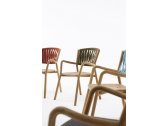 Кресло деревянное RODA Piper 161 тик, тканевые ремни Фото 13