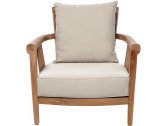 Кресло деревянное с подушками Giardino Di Legno Saint Laurent тик Фото 1