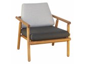 Кресло деревянное с подушками ACACIA Baltic массив робинии, Sunbrella Фото 2