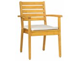 Кресло деревянное ACACIA Caro массив робинии натуральный Фото 4