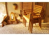 Кресло деревянное ACACIA Caro массив робинии натуральный Фото 11