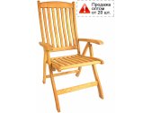 Кресло деревянное складное ACACIA Kansas массив робинии натуральный Фото 1