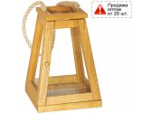 Подсвечник садовый ACACIA Lantern массив робинии натуральный Фото 1