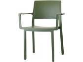 Кресло пластиковое Scab Design Kate стеклопластик зеленый Фото 1