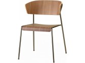 Кресло деревянное Scab Design Lisa Wood сталь, бук черный, орех Фото 1