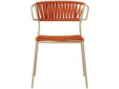 Кресло плетеное Scab Design Lisa Filo сталь, морской канат тортора, оранжевый Фото 1
