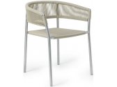 Кресло плетеное Ethimo Kilt искусственный ротанг, сталь серый Фото 1