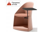 Кресло пластиковое со столиком Arper Cila Go полипропилен, ткань Фото 1