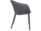 Кресло пластиковое Siesta Contract Sky стеклопластик, полипропилен темно-серый Фото 1
