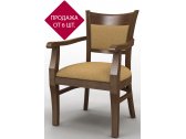 Кресло деревянное мягкое Россия Йота бук, ткань Фото 1
