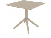 Комплект пластиковой мебели Siesta Contract Marcel XL, Sky Table стеклопластик бежевый Фото 5