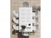 Стол пластиковый раздвижной Nardi Libeccio алюминий, пластик белый Фото 3