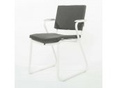 Кресло металлическое OASIQ Corail алюминий антрацит Фото 6