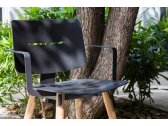 Кресло металлическое OASIQ Coco тик, алюминий, сталь антрацит Фото 8