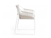 Кресло плетеное OASIQ Sandur сталь, роуп антрацит Фото 9