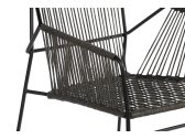 Кресло плетеное OASIQ Sandur сталь, роуп антрацит Фото 10