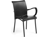 Кресло пластиковое Nardi Dama алюминий, стеклопластик антрацит Фото 1