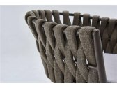 Кресло плетеное с подушками Tagliamento Verona алюминий, полиэстер, акрил антрацит, темно-коричневый Фото 3