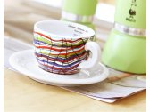 Кофейные пары для капучино Ancap Edex фарфор деколь Arlecchino Фото 4