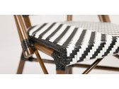Стул плетеный OUTDOOR-YA Toby-I алюминий, искусственный ротанг бамбук, черный, белый Фото 8