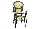 Кресло плетеное OUTDOOR-YA Aleca алюминий, искусственный ротанг черный, бежевый Фото 7