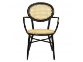 Кресло плетеное OUTDOOR-YA Aleca алюминий, искусственный ротанг черный, бежевый Фото 4