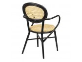 Кресло плетеное OUTDOOR-YA Aleca алюминий, искусственный ротанг черный, бежевый Фото 6