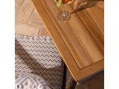 Стол деревянный RosaDesign Juniper тик, металл натуральный Фото 2