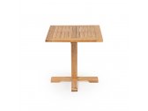 Стол деревянный RosaDesign Lomi тик, металл натуральный Фото 4