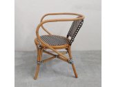 Кресло плетеное RosaDesign Bistrot манао, искусственный ротанг капучино, белый Фото 5