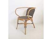 Кресло плетеное RosaDesign Bistrot манао, искусственный ротанг капучино, белый Фото 8