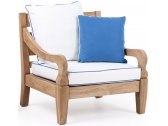 Кресло деревянное с подушками RosaDesign Java тик, ткань Фото 1