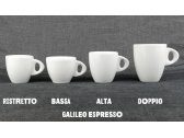 Кофейная пара для двойного эспрессо Ancap Galileo фарфор белый Фото 6
