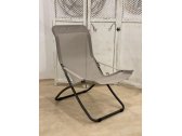 Кресло-шезлонг металлическое складное Fiam Fiesta XL алюминий, текстилен Фото 12