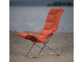 Кресло-шезлонг металлическое складное Fiam Fiesta Soft алюминий, олефин Фото 17