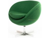 Кресло дизайнерское BON-BON A686 металл, кашемир зеленый Фото 3