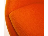 Кресло дизайнерское Beon A686  металл, кашемир оранжевый Фото 4